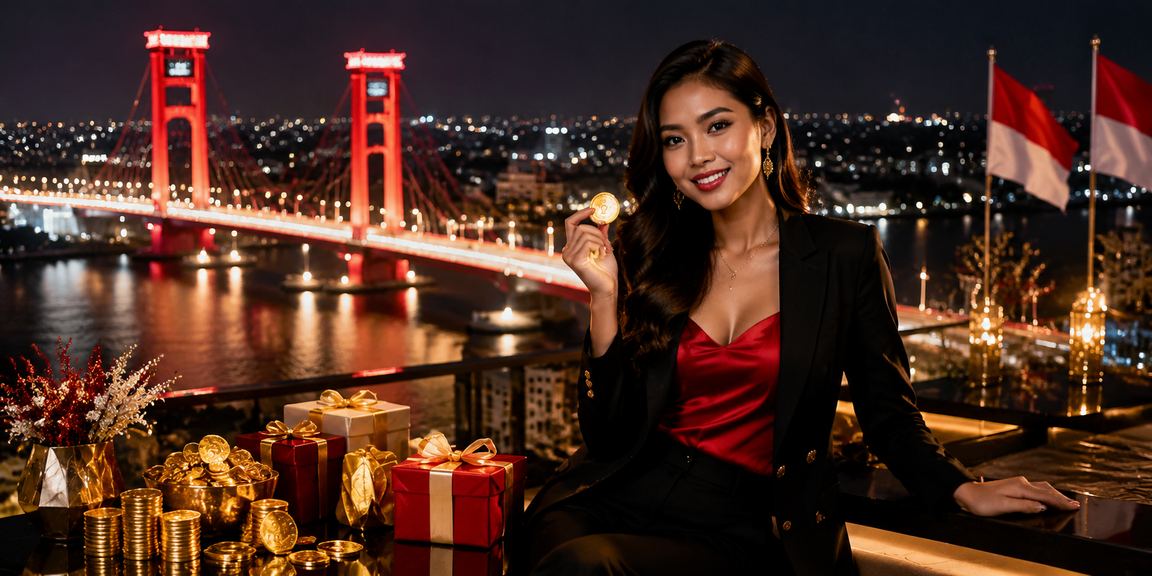 Suasana festival perayaan bonus rebate untuk pemain premium di platform taruhan