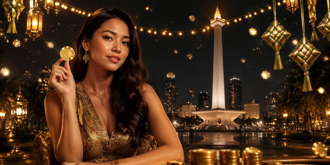 Suasana festival malam dengan nuansa casino dan taruhan yang meriah di Vietnam
