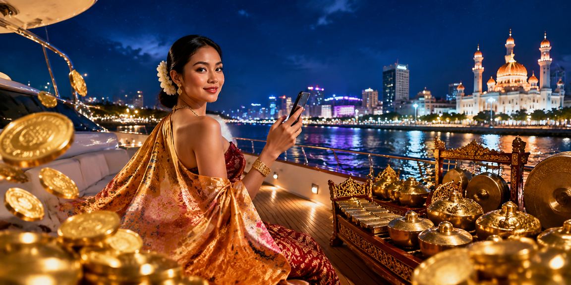 Pengguna memainkan casino mobile di ponsel Android dengan nyaman